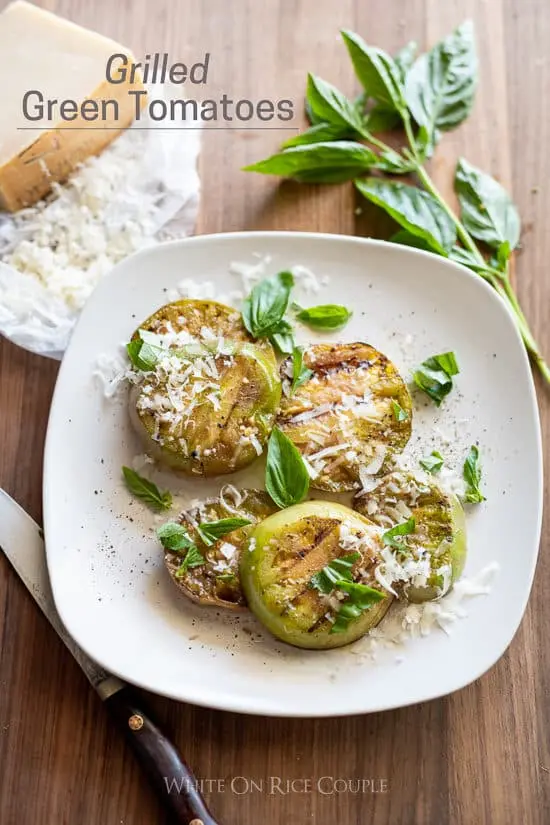 grilled green tomatoes